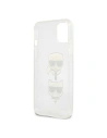 Kup Etui Karl Lagerfeld KLHCP13MKCTUGLS Apple iPhone 13 srebrny/silver hardcase Glitter Karl`s & Choupette - KLD717SLV - {ean13} - Sklep Home Screen
