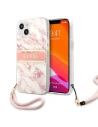 Etui Guess GUHCP13MKMABPI Apple iPhone 13 rózsaszín/pink hardcase Marble Strap Collection