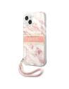 Kup Etui Guess GUHCP13MKMABPI Apple iPhone 13 różowy/pink hardcase Marble Strap Collection - GUE1368PNK - {ean13} - Sklep Home Screen