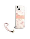 Kup Case Guess GUHCP13MKMABPI Apple iPhone 13 rosa/pink Hartschale Marble Strap Collection - GUE1368PNK - {ean13} - Sklep Home Screen