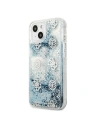 Kup Etui Guess GUHCP13MLGPEBL Apple iPhone 13 albastru/blue hardcase Peony Liquid Glitter - GUE1369BLU - {ean13} - Sklep Home Screen