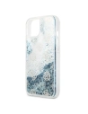Kup Etui Guess GUHCP13MLGPEBL Apple iPhone 13 albastru/blue hardcase Peony Liquid Glitter - GUE1369BLU - {ean13} - Sklep Home Screen