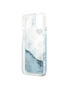 Kup Etui Guess GUHCP13MLGPEBL Apple iPhone 13 albastru/blue hardcase Peony Liquid Glitter - GUE1369BLU - {ean13} - Sklep Home Screen