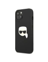 Kup Case Karl Lagerfeld KLHCP13MPKMK Apple iPhone 13 schwarz/black hardcase Leder Ikonik Karls Kopf Metall - KLD722BLK - {ean13} - Sklep Home Screen