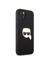Kup Case Karl Lagerfeld KLHCP13MPKMK Apple iPhone 13 schwarz/black hardcase Leder Ikonik Karls Kopf Metall - KLD722BLK - {ean13} - Sklep Home Screen