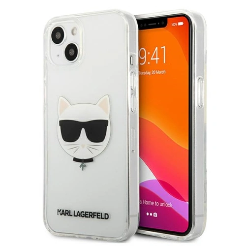 Buy Karl Lagerfeld KLHCP13SCTR Apple iPhone 13 mini hardcase transparent Choupette Head - KLD724CL - {ean13} - Home Screen Store Europe