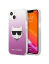 Karl Lagerfeld KLHCP13SCTRP Apple iPhone 13 mini hardcase pink Choupette Head