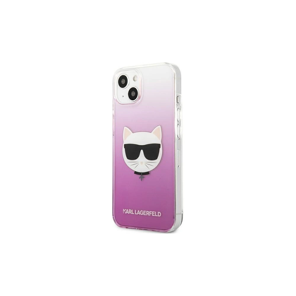 Etui Karl Lagerfeld KLHCP13SCTRP Apple iPhone 13 mini hardcase różowy/pink Choupette Head