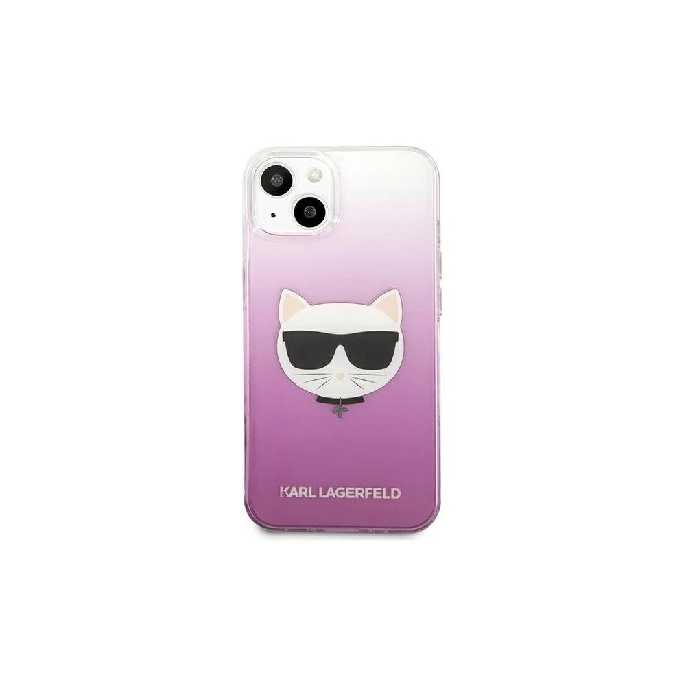 Etui Karl Lagerfeld KLHCP13SCTRP Apple iPhone 13 mini hardcase różowy/pink Choupette Head