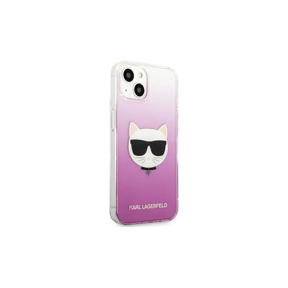 Etui Karl Lagerfeld KLHCP13SCTRP Apple iPhone 13 mini hardcase różowy/pink Choupette Head