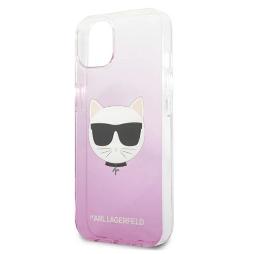 Buy Karl Lagerfeld KLHCP13SCTRP Apple iPhone 13 mini hardcase pink Choupette Head - KLD725PNK - {ean13} - Home Screen Store Europe