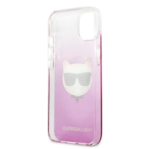 Buy Karl Lagerfeld KLHCP13SCTRP Apple iPhone 13 mini hardcase pink Choupette Head - KLD725PNK - {ean13} - Home Screen Store Europe