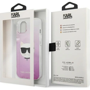 Kup Case Karl Lagerfeld KLHCP13SCTRP Apple iPhone 13 mini Hardcase rosa/pink Choupette Head - KLD725PNK - {ean13} - Sklep Home Screen