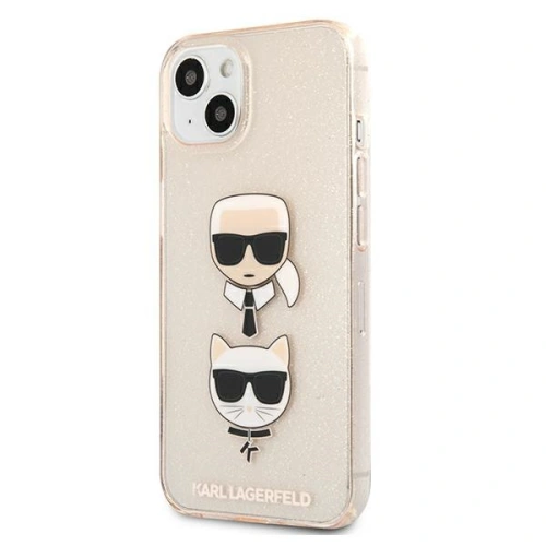 Kup Etui Karl Lagerfeld KLHCP13SKCTUGLGO Apple iPhone 13 mini arany/hardcase Glitter Karl`s & Choupette - KLD726GLD - {ean13} - Sklep Home Screen