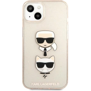 Kup Case Karl Lagerfeld KLHCP13SKCTUGLGO Apple iPhone 13 mini gold/hartschale Glitter Karl`s & Choupette - KLD726GLD - {ean13} - Sklep Home Screen