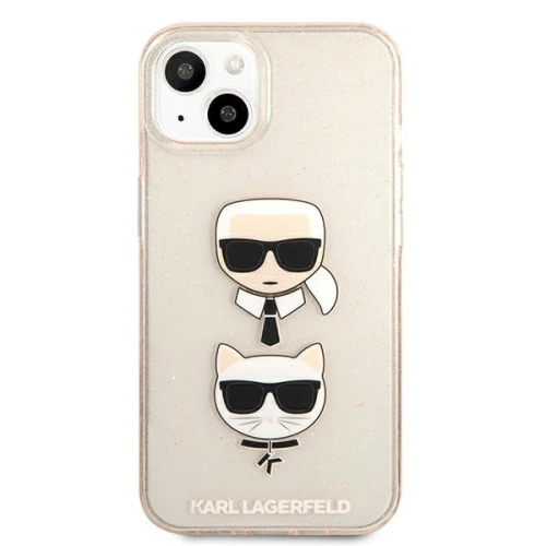 Kup Etui Karl Lagerfeld KLHCP13SKCTUGLGO Apple iPhone 13 mini arany/hardcase Glitter Karl`s & Choupette - KLD726GLD - {ean13} - Sklep Home Screen