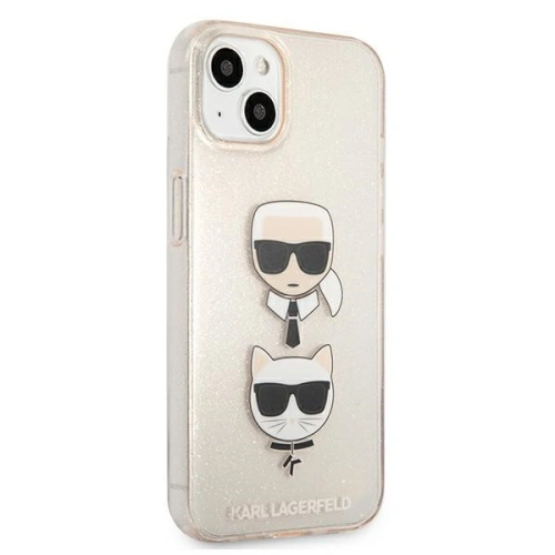 Kup Etui Karl Lagerfeld KLHCP13SKCTUGLGO Apple iPhone 13 mini arany/hardcase Glitter Karl`s & Choupette - KLD726GLD - {ean13} - Sklep Home Screen