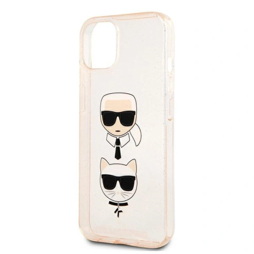 Kup Etui Karl Lagerfeld KLHCP13SKCTUGLGO Apple iPhone 13 mini auriu/gold hardcase Glitter Karl`s & Choupette - KLD726GLD - {ean13} - Sklep Home Screen