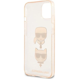 Kup Etui Karl Lagerfeld KLHCP13SKCTUGLGO Apple iPhone 13 mini zlatý/gold hardcase Glitter Karl`s & Choupette - KLD726GLD - {ean13} - Sklep Home Screen