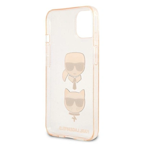 Kup Etui Karl Lagerfeld KLHCP13SKCTUGLGO Apple iPhone 13 mini auriu/gold hardcase Glitter Karl`s & Choupette - KLD726GLD - {ean13} - Sklep Home Screen