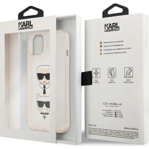 Kup Case Karl Lagerfeld KLHCP13SKCTUGLGO Apple iPhone 13 mini gold/hartschale Glitter Karl`s & Choupette - KLD726GLD - {ean13} - Sklep Home Screen