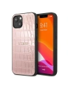 Etui Guess GUHCP13MPCRBPI Apple iPhone 13 růžový/pink Croco Strap Collection