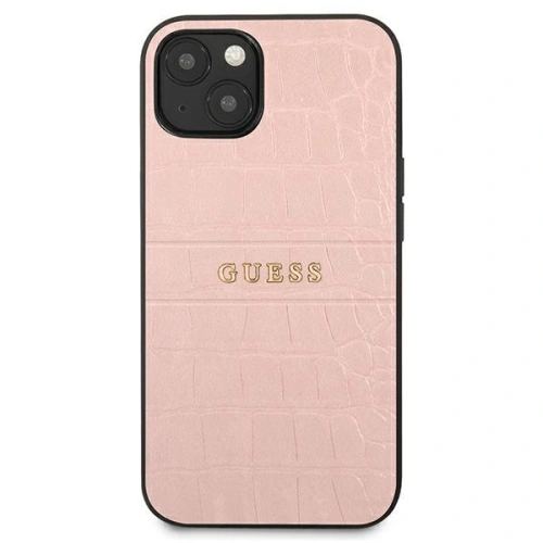 Kup Etui Guess GUHCP13MPCRBPI Apple iPhone 13 różowy/pink Croco Strap Collection - GUE1373PNK - {ean13} - Sklep Home Screen