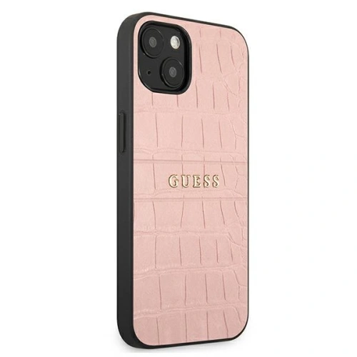 Kup Etui Guess GUHCP13MPCRBPI Apple iPhone 13 różowy/pink Croco Strap Collection - GUE1373PNK - {ean13} - Sklep Home Screen