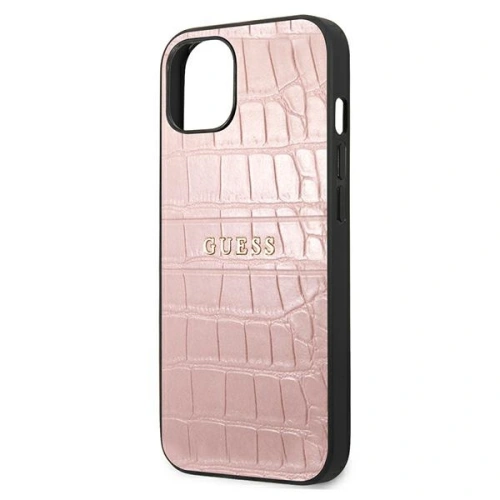Kup Etui Guess GUHCP13MPCRBPI Apple iPhone 13 różowy/pink Croco Strap Collection - GUE1373PNK - {ean13} - Sklep Home Screen