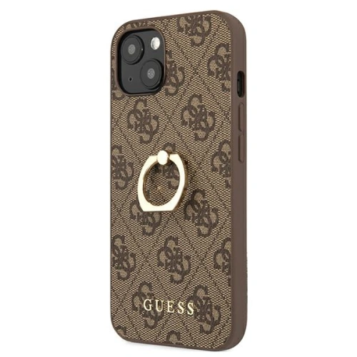 Kup Case Guess GUHCP13S4GMRBR Apple iPhone 13 mini braun/brown hardcase 4G mit Ringständer - GUE1375BR - {ean13} - Sklep Home Screen