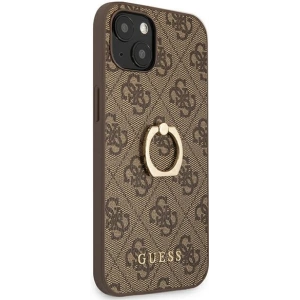 Kup Case Guess GUHCP13S4GMRBR Apple iPhone 13 mini braun/brown hardcase 4G mit Ringständer - GUE1375BR - {ean13} - Sklep Home Screen