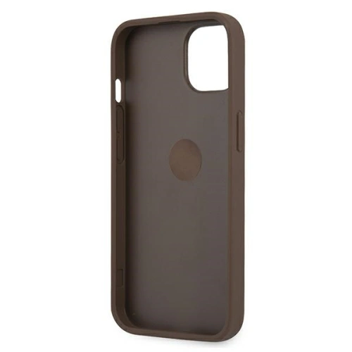 Kup Etui Guess GUHCP13S4GMRBR Apple iPhone 13 mini brązowy/brown hardcase 4G with ring stand - GUE1375BR - {ean13} - Sklep Home Screen