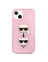 Kup Etui Karl Lagerfeld KLHCP13SKCTUGLP Apple iPhone 13 mini różowy/pink hardcase Glitter Karl`s & Choupette - KLD727PNK - {ean13} - Sklep Home Screen