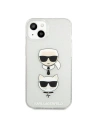 Kup Etui Karl Lagerfeld KLHCP13SKCTUGLS Apple iPhone 13 mini srebrny/silver hardcase Glitter Karl`s & Choupette - KLD728SLV - {ean13} - Sklep Home Screen
