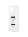 Kup Etui Karl Lagerfeld KLHCP13SKCTUGLS Apple iPhone 13 mini srebrny/silver hardcase Glitter Karl`s & Choupette - KLD728SLV - {ean13} - Sklep Home Screen