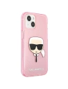 Kup Etui Karl Lagerfeld KLHCP13SKHTUGLP Apple iPhone 13 mini różowy/pink hardcase Glitter Karl`s Head - KLD729PNK - {ean13} - Sklep Home Screen