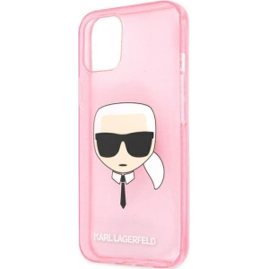 Kup Case Karl Lagerfeld KLHCP13SKHTUGLP Apple iPhone 13 mini rosa/pink Hardcase Glitter Karl`s Head - KLD729PNK - {ean13} - Sklep Home Screen
