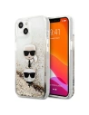 Kup Etui Karl Lagerfeld KLHCP13SKICGLD Apple iPhone 13 mini arany/hardcase Liquid Glitter Karl&Choupette Head - KLD730GLD - {ean13} - Sklep Home Screen