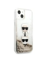 Kup Etui Karl Lagerfeld KLHCP13SKICGLD Apple iPhone 13 mini arany/hardcase Liquid Glitter Karl&Choupette Head - KLD730GLD - {ean13} - Sklep Home Screen