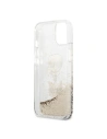 Kup Etui Karl Lagerfeld KLHCP13SKICGLD Apple iPhone 13 mini arany/hardcase Liquid Glitter Karl&Choupette Head - KLD730GLD - {ean13} - Sklep Home Screen
