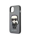 Kup Etui Karl Lagerfeld KLHCP13SOKPG Apple iPhone 13 mini argintiu/silver hardcase Saffiano Ikonik Patch-ul lui Karl - KLD731SLV - {ean13} - Sklep Home Screen