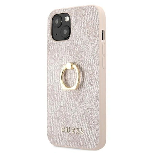 Kup Case Guess GUHCP13S4GMRPI Apple iPhone 13 mini rosa/pink hardcase 4G mit Ringständer - GUE1377PNK - {ean13} - Sklep Home Screen