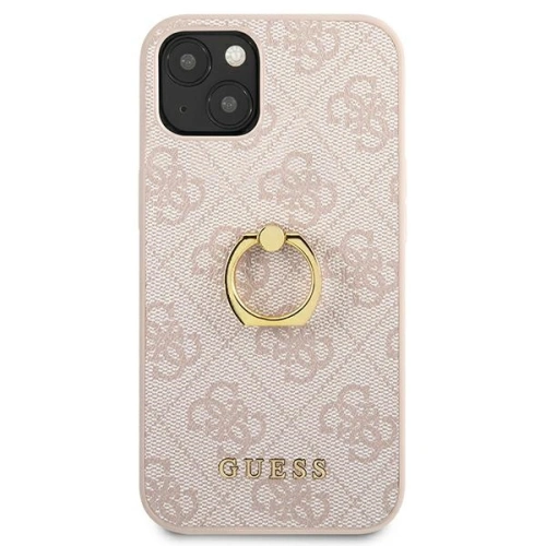 Kup Case Guess GUHCP13S4GMRPI Apple iPhone 13 mini rosa/pink hardcase 4G mit Ringständer - GUE1377PNK - {ean13} - Sklep Home Screen