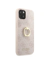 Buy Guess GUHCP13S4GMRPI Apple iPhone 13 mini pink hardcase 4G with ring stand - GUE1377PNK - {ean13} - Home Screen Store Europe