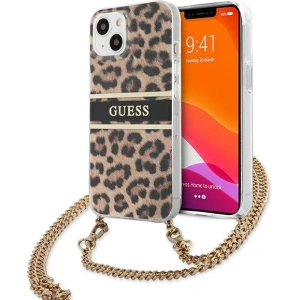 Kup Etui Guess GUHCP13SKBCLE Apple iPhone 13 mini Leopard hardcase Curea Aurie - GUE1378 - {ean13} - Sklep Home Screen