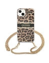 Kup Case Guess GUHCP13SKBCLE Apple iPhone 13 mini Leopard Hardcase Gold Strap - GUE1378 - {ean13} - Sklep Home Screen