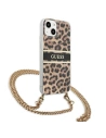 Kup Case Guess GUHCP13SKBCLE Apple iPhone 13 mini Leopard Hardcase Gold Strap - GUE1378 - {ean13} - Sklep Home Screen