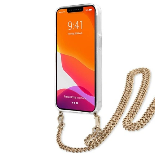 Buy Guess GUHCP13SKBCLE Apple iPhone 13 mini Leopard hardcase Gold Strap - GUE1378 - {ean13} - Home Screen Store Europe