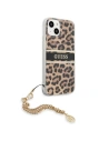 Kup Etui Guess GUHCP13SKBSLEO Apple iPhone 13 mini Leopard hardcase Lant de Aur - GUE1379 - {ean13} - Sklep Home Screen