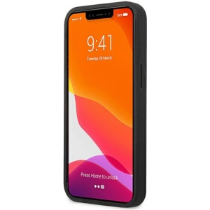 Kup Etui Karl Lagerfeld KLHCP13SPKMB Apple iPhone 13 mini albastru/blue hardcase din piele Ikonik Karl`s Head Metal - KLD732BLU - {ean13} - Sklep Home Screen